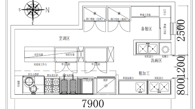 江门餐吧厨房工程案例